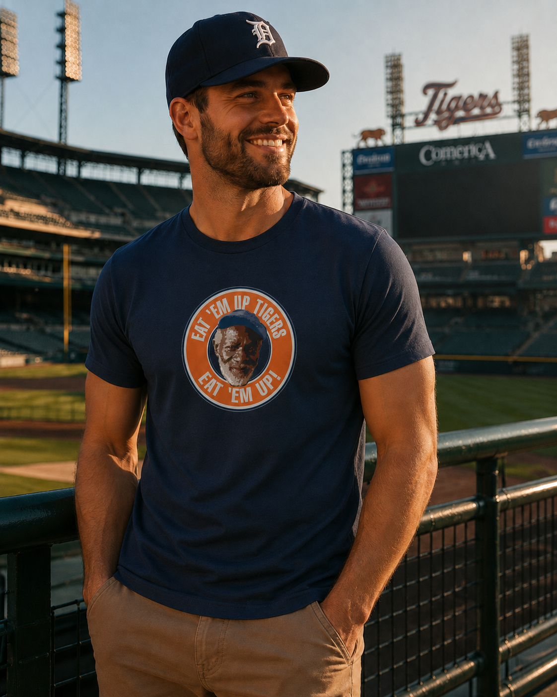 The Original Eat Em Up Tigers Navy Blue (Unisex)