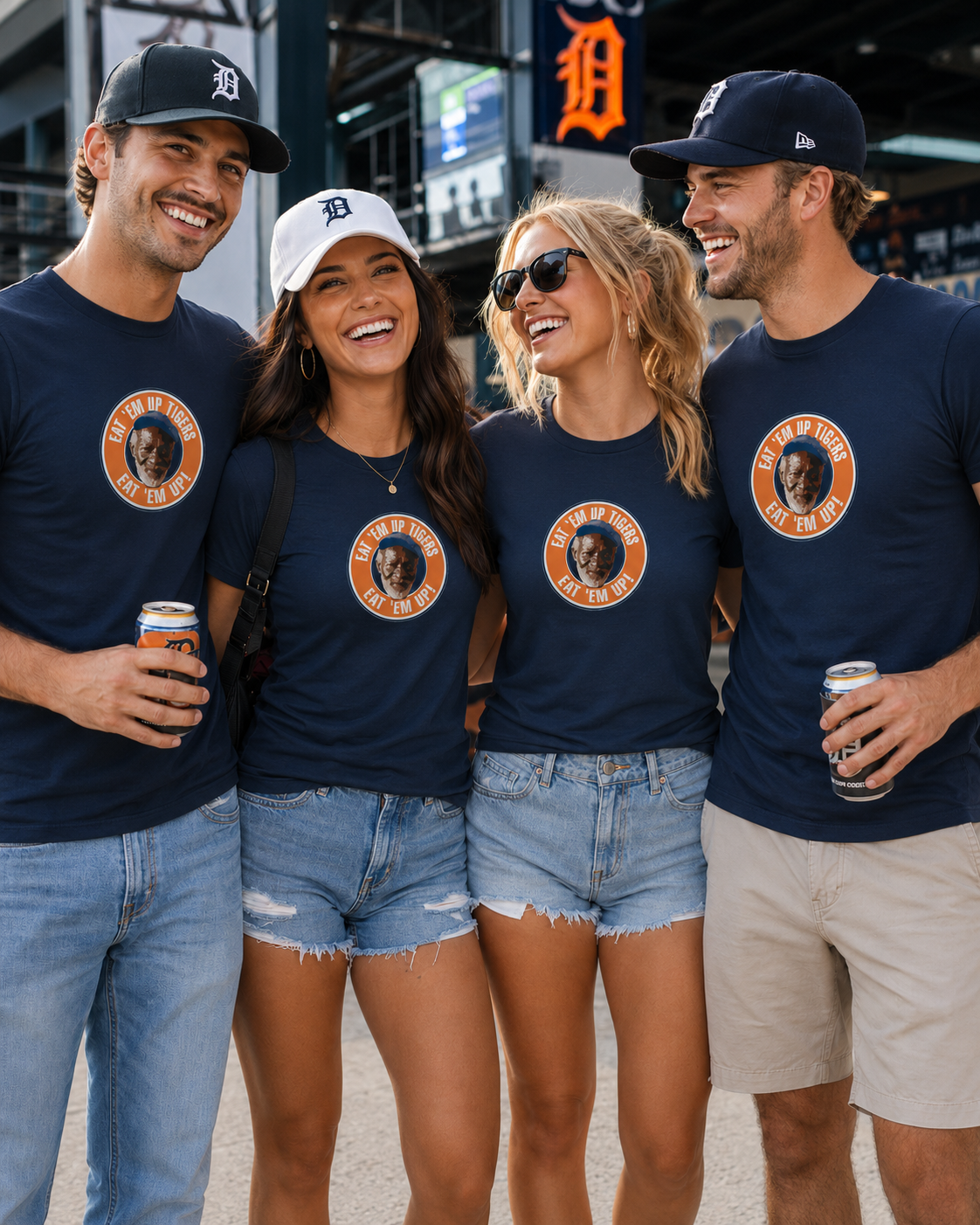 The Original Eat Em Up Tigers Navy Blue (Unisex)