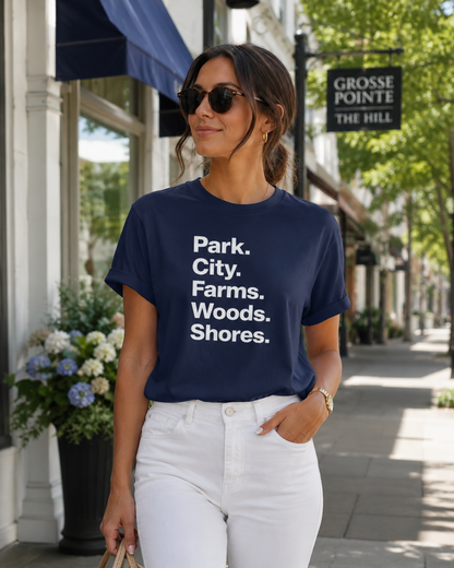 Grosse Pointe High Fashion 5 Boroughs - Unisex t-shirt
