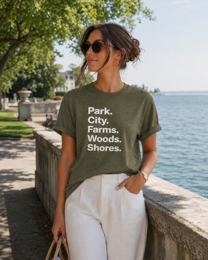 Grosse Pointe High Fashion 5 Boroughs - Unisex t-shirt