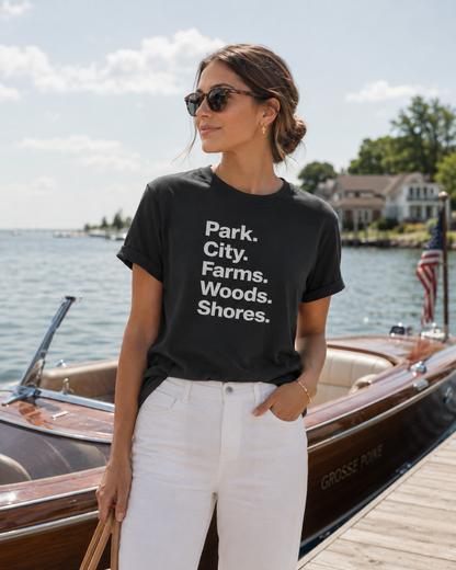 Grosse Pointe High Fashion 5 Boroughs - Unisex t-shirt