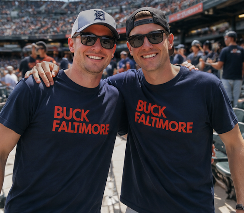 Welcome to Detroit, Baltimore! Shirt of the week! Local rush avail.